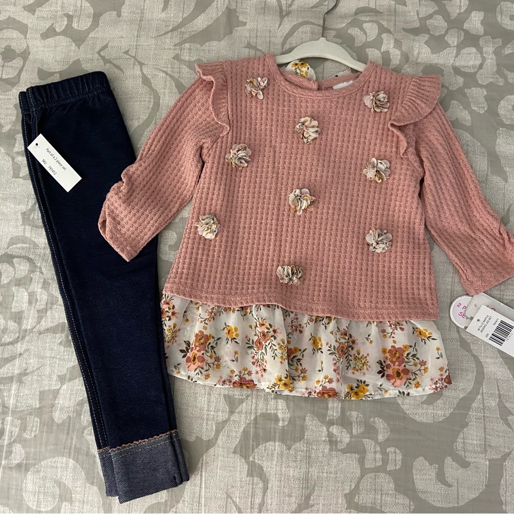 NWT Toddler Top Pants set 2T
